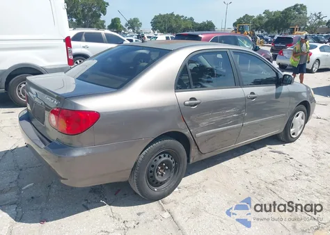 2004 Toyota Corolla Le из США, поврежденный, VIN 2T1BR32E44C293714